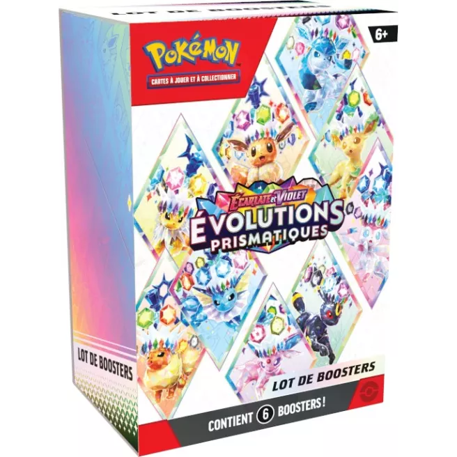 Pokemon - Evolutions Prismatiques - EV 8.5 - Bundle - Lot de 6 Boosters